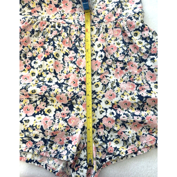 Lily Rose Romper Puff Sleeve Floral Juniors Size Small Vacation Resort‎ Wear - Picture 6 of 9